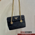 프라다 퀄팅 나일론 체인 숄더백 1BD623