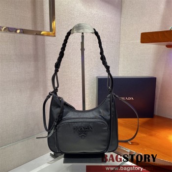 프라다 여성 로고 모티프 숄더백 1BC123