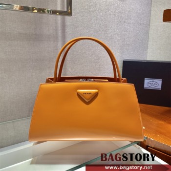 프라다 로고 장식 트라페즈 토트백 1BA327