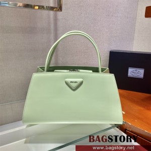 프라다 로고 장식 트라페즈 토트백 1BA327
