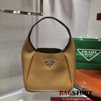 프라다 로고 가죽 여성 숄더백 호보백 레더핸드백 1BC127