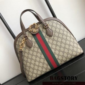 구찌 GUCCI 오피디아 GG 슈프림 미디엄 탑핸들백 524533