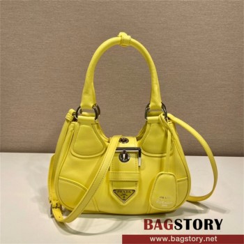 프라다 문 리나일론 가죽가방 숄더백 버클문백 1BA381