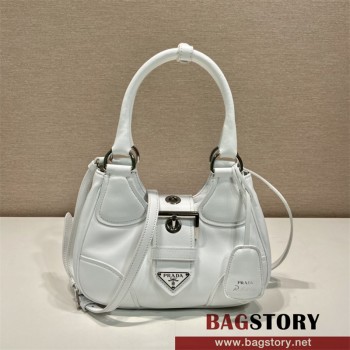 프라다 문 리나일론 가죽가방 숄더백 버클문백 1BA381