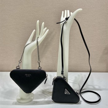 프라다 트라이앵글 미니 파우치백 1NR015