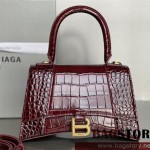 발렌시아가 BALENCIAGA  아워글레스 탑핸들백 미디움 23CM