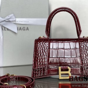 발렌시아가 BALENCIAGA  아워글레스 탑핸들백 스몰 19CM