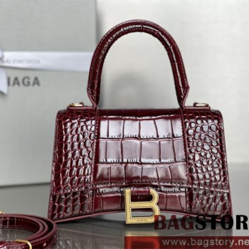 발렌시아가 BALENCIAGA  아워글레스 탑핸들백 스몰 19CM