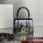 발렌시아가 BALENCIAGA 아워글레스 탑핸들백 미니 11.5CM