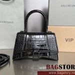 발렌시아가 BALENCIAGA 아워글레스 탑핸들백 미디움 23CM