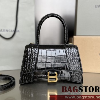 발렌시아가 BALENCIAGA 아워글레스 탑핸들백  미디움 23CM