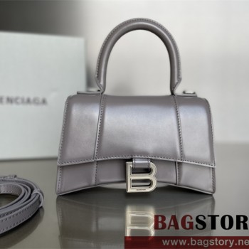 발렌시아가 BALENCIAGA 아워글레스 탑핸들백 스몰 19CM