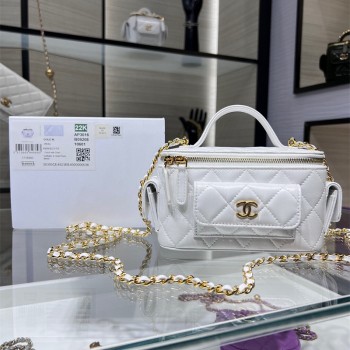 샤넬 CHANEL 체인 탑핸들 코스메틱 케이스 AP3017
