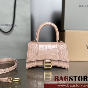 발렌시아가 BALENCIAGA 아워글레스 탑핸들백 스몰 19CM