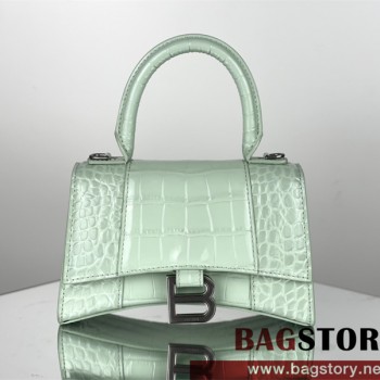 발렌시아가 BALENCIAGA 아워글레스 탑핸들백 스몰 19CM