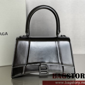 발렌시아가 BALENCIAGA 아워글레스 탑핸들백  미디움 23CM