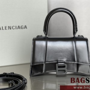 발렌시아가 BALENCIAGA 아워글레스 탑핸들백 스몰 19CM