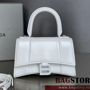 발렌시아가 BALENCIAGA 아워글레스 탑핸들백 스몰 19CM