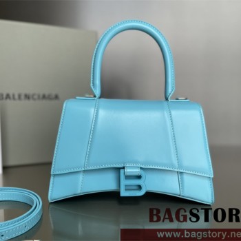발렌시아가 BALENCIAGA 아워글레스 탑핸들백 미디움 23CM