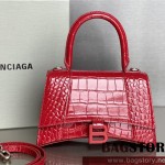 발렌시아가 BALENCIAGA 아워글레스 탑핸들백 미디움 23CM