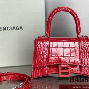 발렌시아가 BALENCIAGA 아워글레스 탑핸들백 스몰 19CM