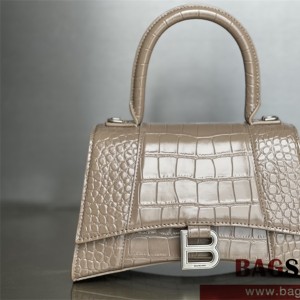 발렌시아가 BALENCIAGA 아워글레스 탑핸들백 미디움 23CM