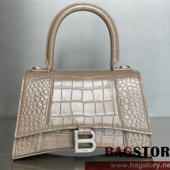 발렌시아가 BALENCIAGA 아워글레스 탑핸들백 미디움 23CM