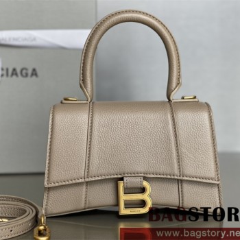 발렌시아가 BALENCIAGA 아워글레스 탑핸들백 스몰 19CM