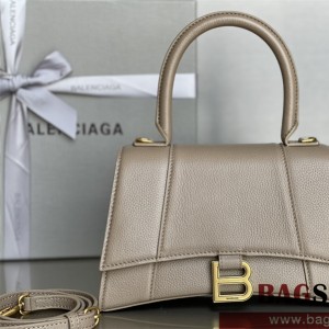 발렌시아가 BALENCIAGA 아워글레스 탑핸들백 미디움 23CM