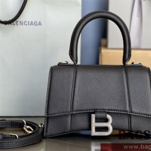 발렌시아가 BALENCIAGA 아워글레스 탑핸들백 스몰 19CM