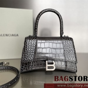 발렌시아가 BALENCIAGA 아워글레스 탑핸들백  미디움 23CM 