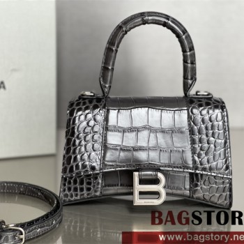 발렌시아가 BALENCIAGA 아워글레스 탑핸들백  스몰 19CM