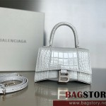 발렌시아가 BALENCIAGA 아워글레스 탑핸들백 스몰 19CM