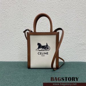셀린느 셀린 버티컬 카바스 토트백 미니 193302