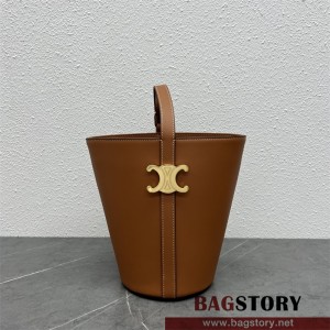 셀린느 트리오페 버킷 숄더백 탄 199913