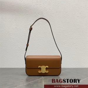 셀린느 캔버스 트리옴페 숄더백,탄 194142