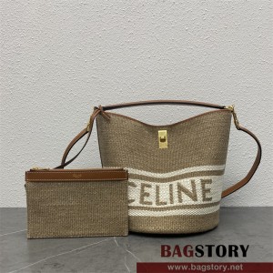 셀린느 스무스 카프스킨 버킷백 195573