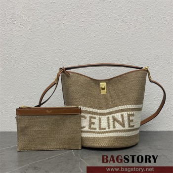 셀린느 스무스 카프스킨 버킷백 195573