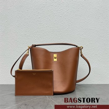 셀린느 스무스 카프스킨 버킷백 195573