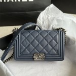 샤넬 CHANEL 캐비어 보이백 Leboy 25CM