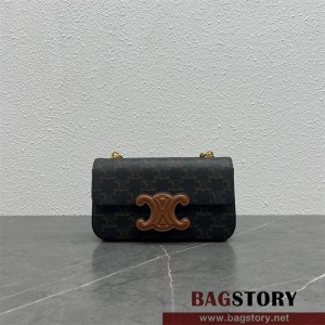 셀린느 22SS 화이트 트리오페 체인 숄더백 199243