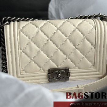 샤넬 CHANEL 캐비어 보이백 Leboy 25CM