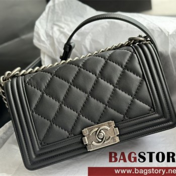 샤넬 CHANEL 캐비어 보이백 Leboy 25CM