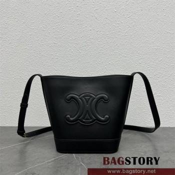 셀린느 트리오페 송아지가죽 버킷백 198243