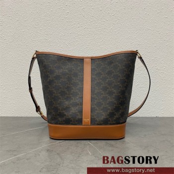 셀린느 트리오페 미디움 버킷백 191132