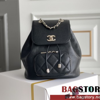 샤넬 CHANEL 어피니티 백팩 캐비어 AS3530