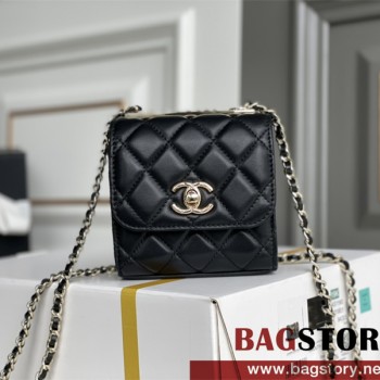 샤넬 CHANEL 퀄팅 체인 클러치백 미니 A81633