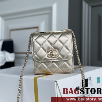 샤넬 CHANEL 퀄팅 체인 클러치백 미니 A81633
