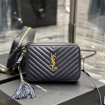 입생로랑 YSL 520534 마틀라세 레더 루 카메라백 