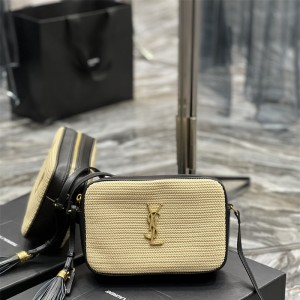 입생로랑 YSL 520534 마틀라세 레더 루 카메라백 